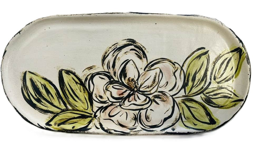 Large Magnolia Platter