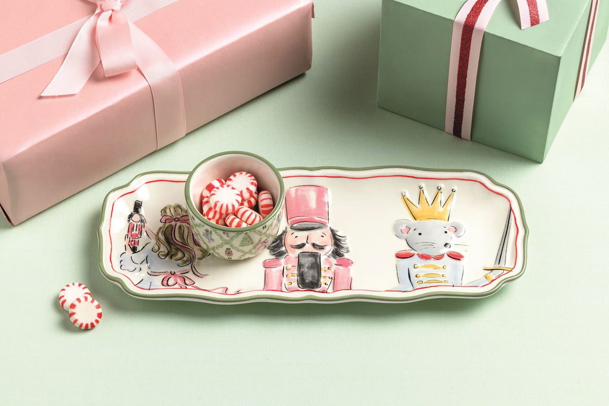 Nutcracker Tray & Tidbit Set
