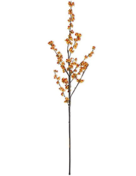 40" Orange & Yellow Bittersweet Branch