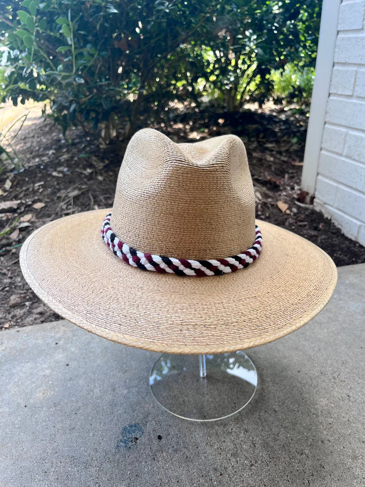Natural Palm Mississippi State Straw Hat