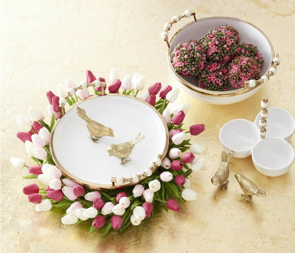 22" Real Touch Mini Tulip Wreaths