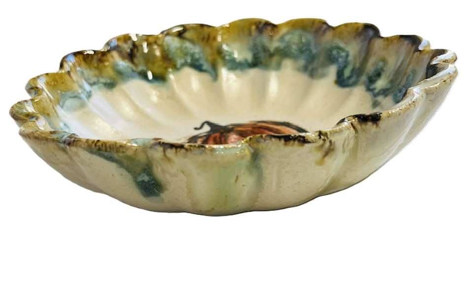 Petite Pleated Pumpkin Bowl