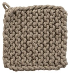 Cotton Crocheted Pot Holder 4 Colors