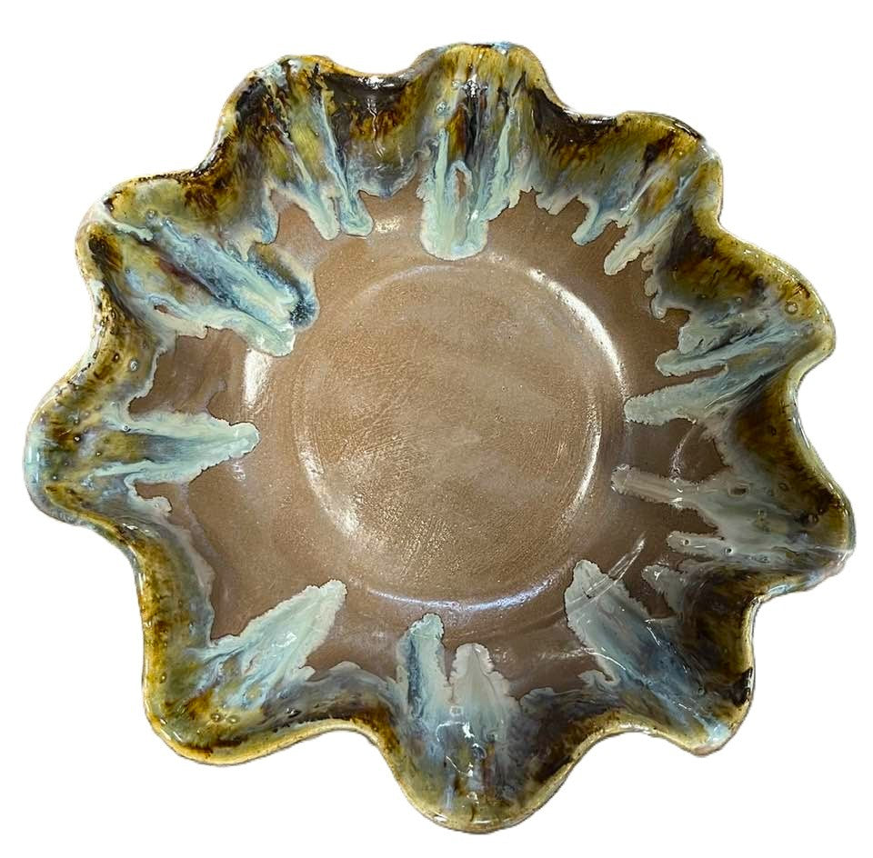 Freeform Veggie Bowl - Available in 5 Glazes