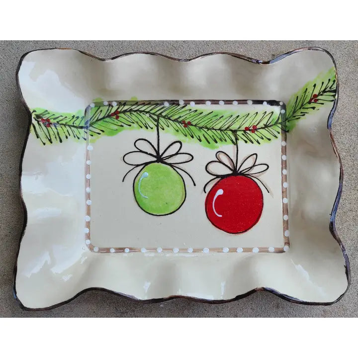 Heartfelt Traditions Rectangle Tray (Ornaments)