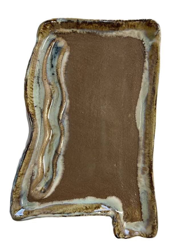 Mississippi Shaped Dish ( 5 glazes )