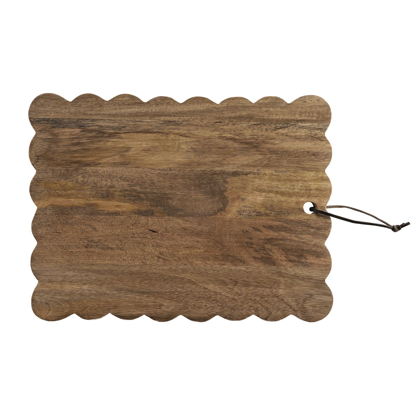 Large Scalloped Wood Cutting / Serving Board