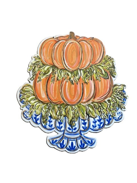 Stacked Pumpkins Door Hanger