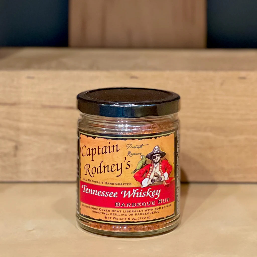 Captain Rodney's Tennessee Whiskey Barbecue Rub 6 oz.