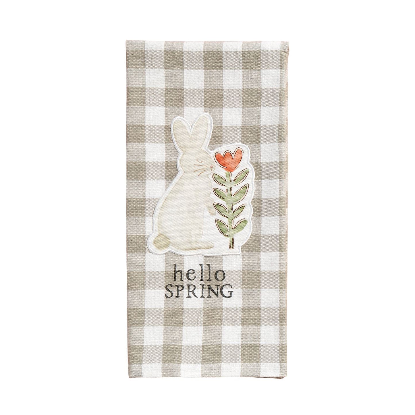 Easter Appliquéd Canvas Tea Towels