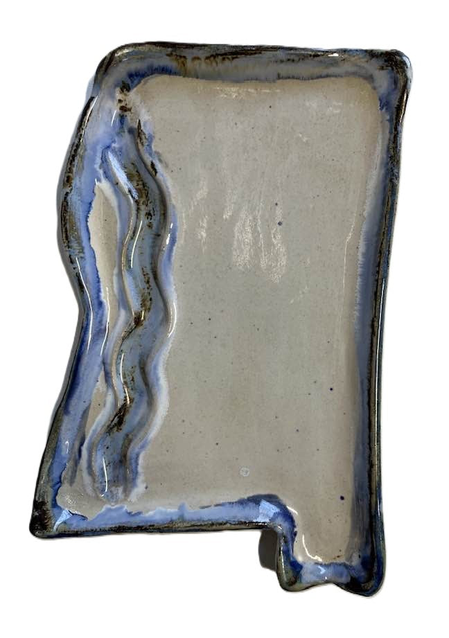 Mississippi Shaped Dish ( 5 glazes )