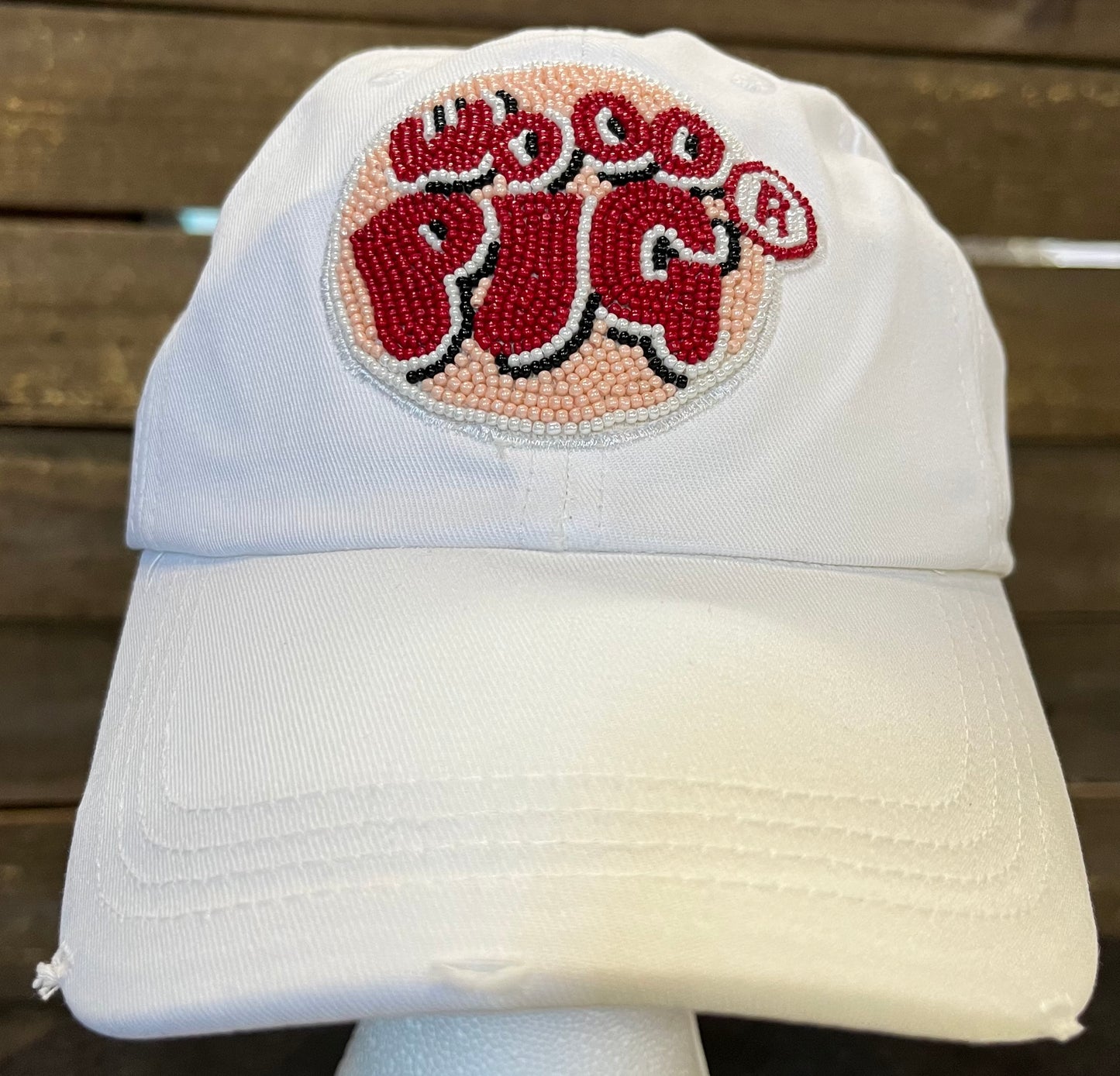 WooPig Beaded Cap
