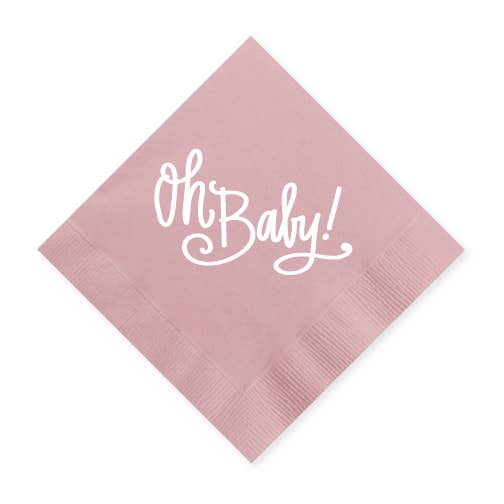 Oh Baby! | Baby Cups & Napkins ( Blue and Pink )