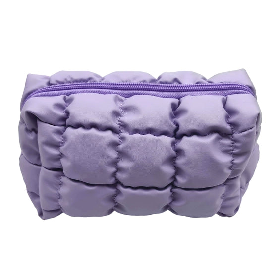 Quilted Puffy Cosmetic bags