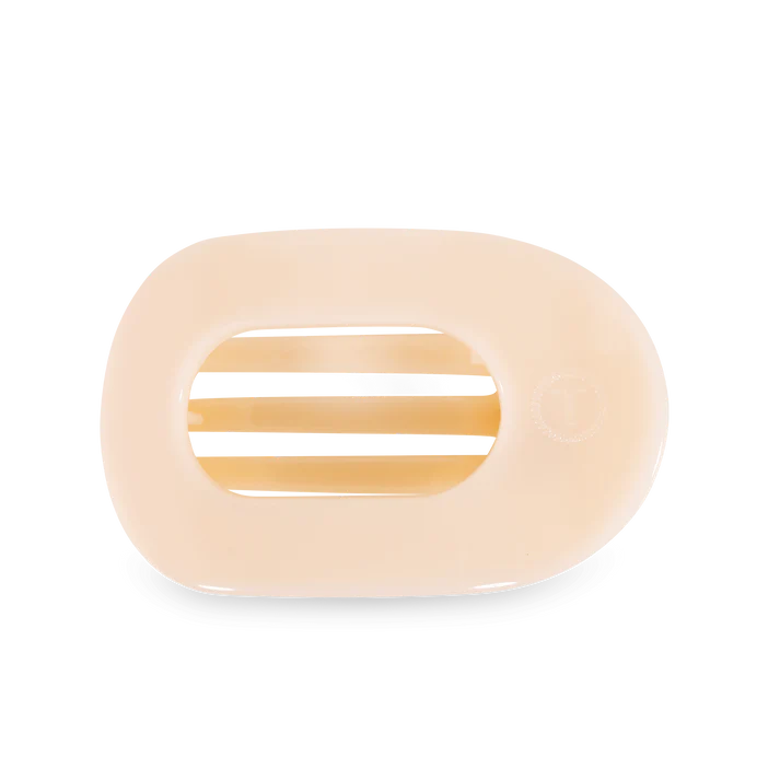 Teleties Large Flat Round Hair Clip
