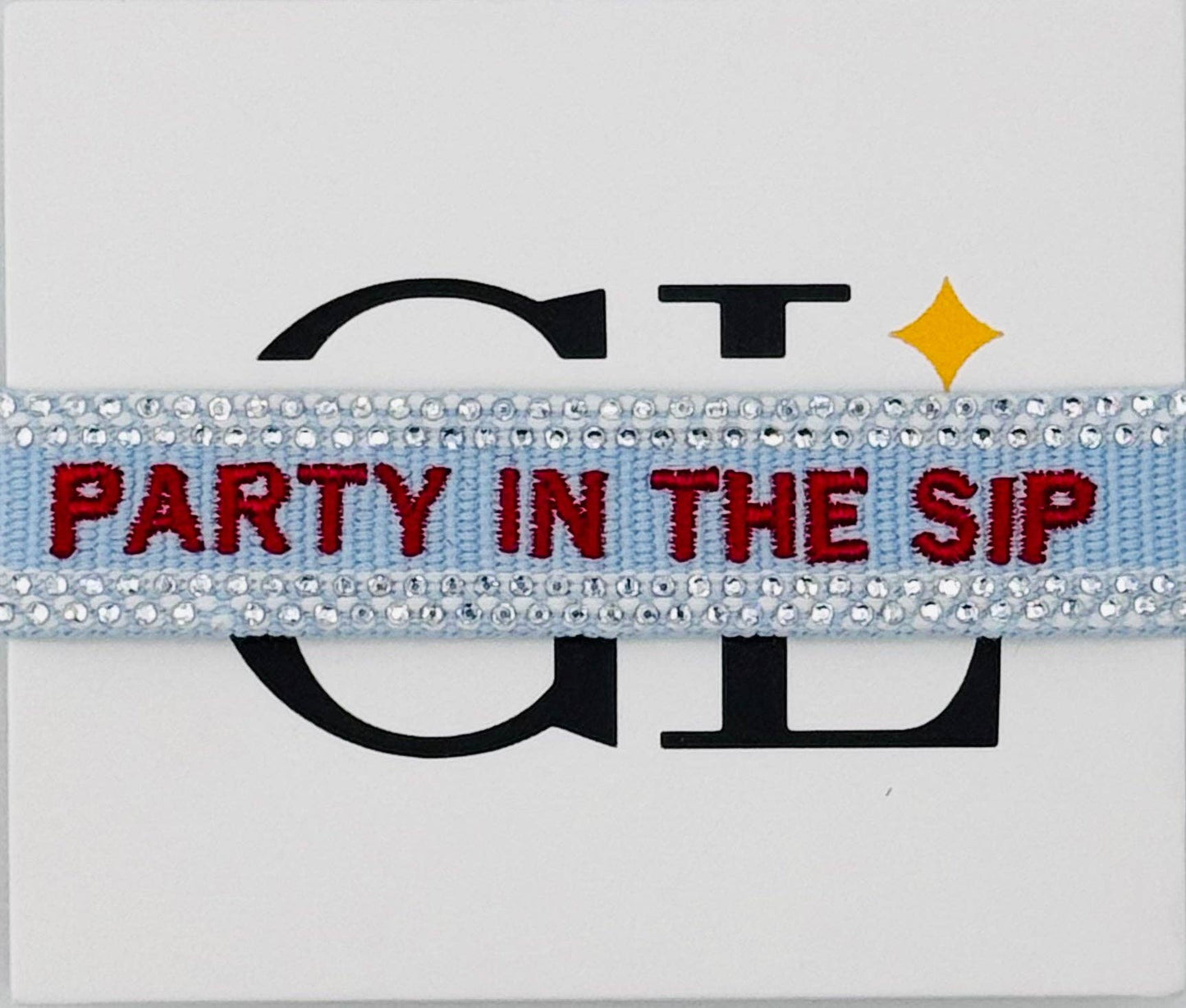 Party In The Sip Team Tassel Bracelet