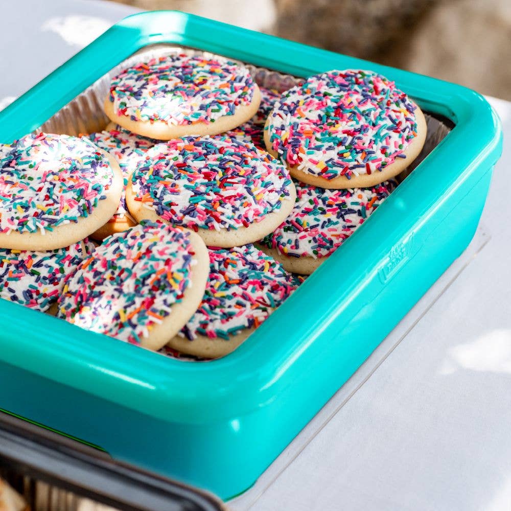 Classic Set - Pan Frame w/ Lid & Serving Spoon - Aqua