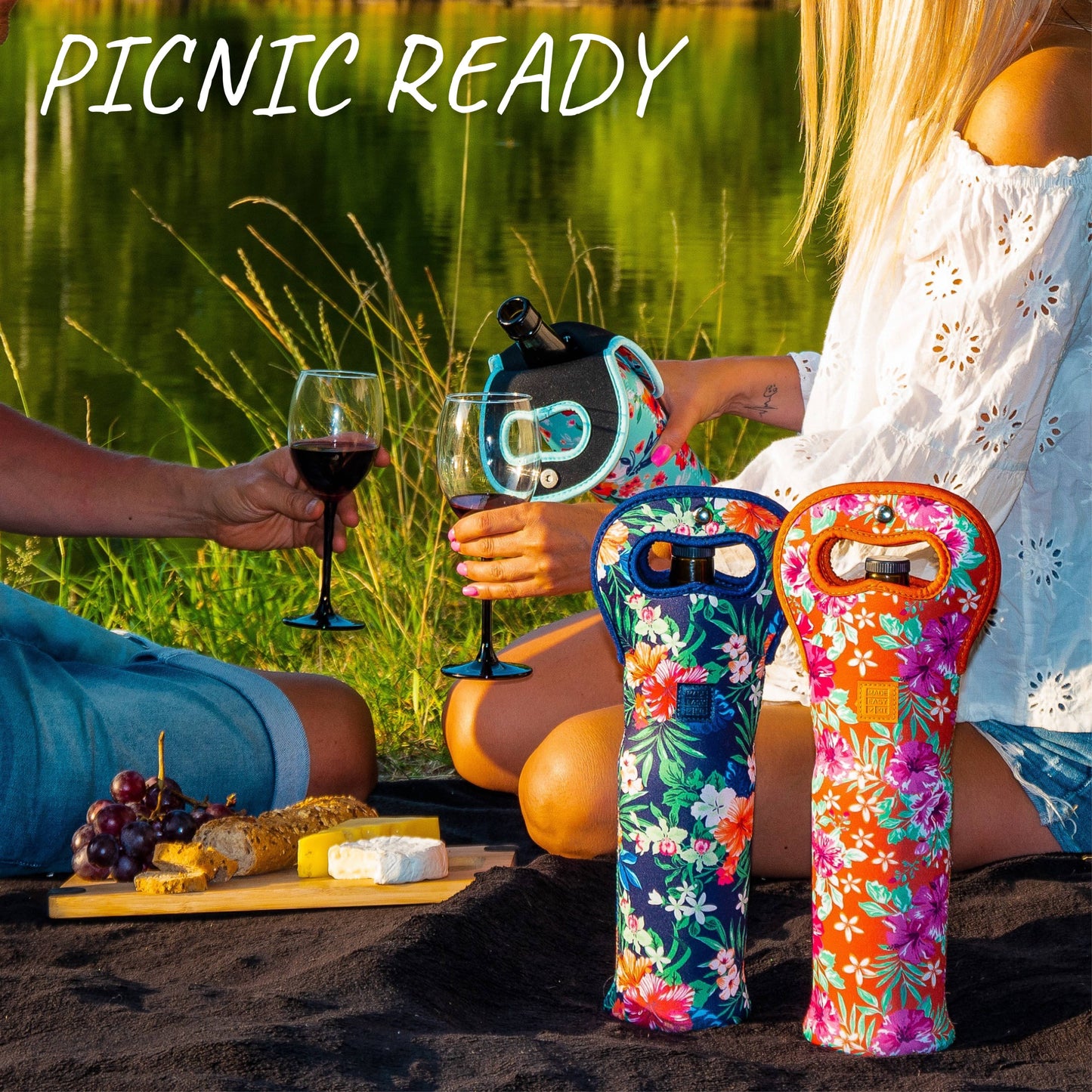 Insulated Wine Tote Neoprene