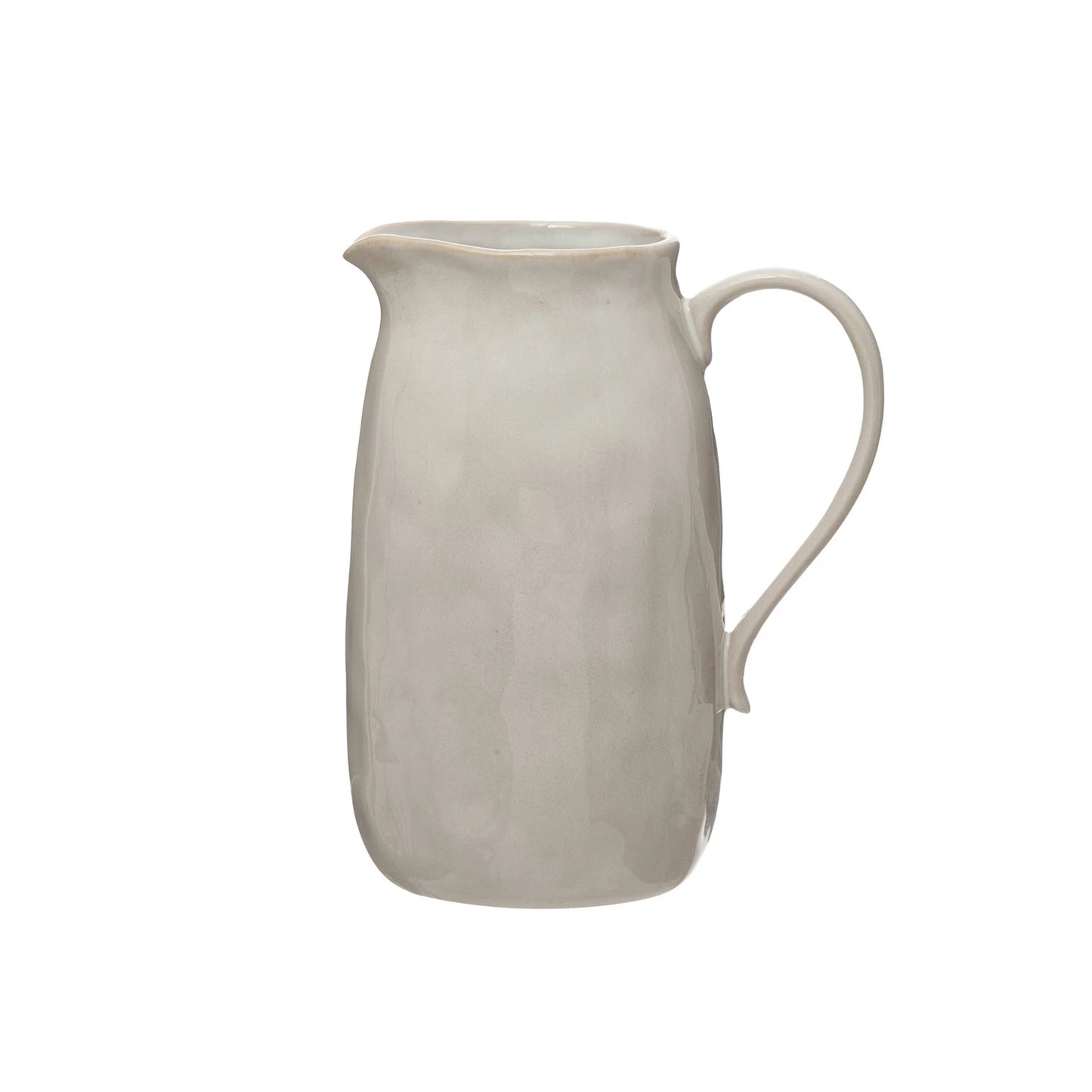 White Stoneware Pitcher ( 2 sizes )