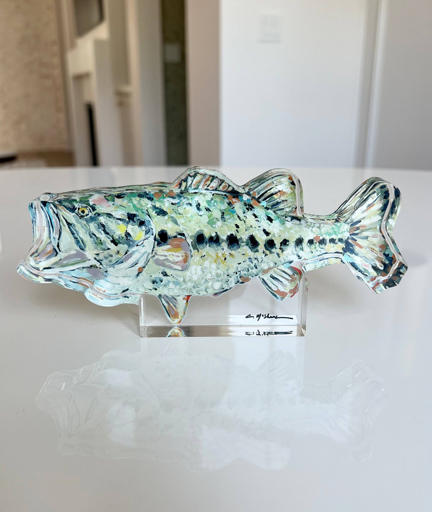 "Gone Fishin" Acrylic Shelfie