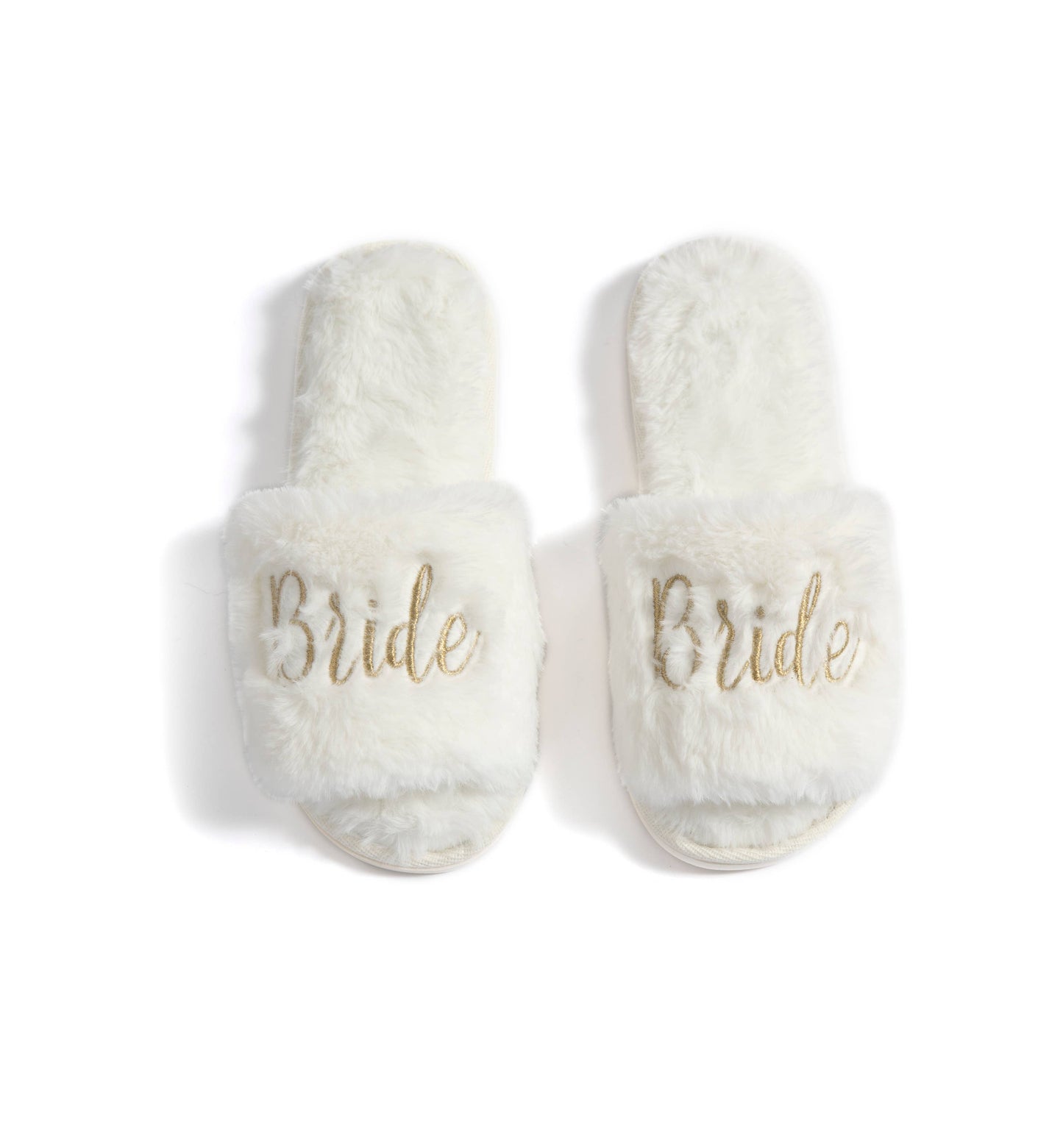 "BRIDE" SLIPPERS, IVORY