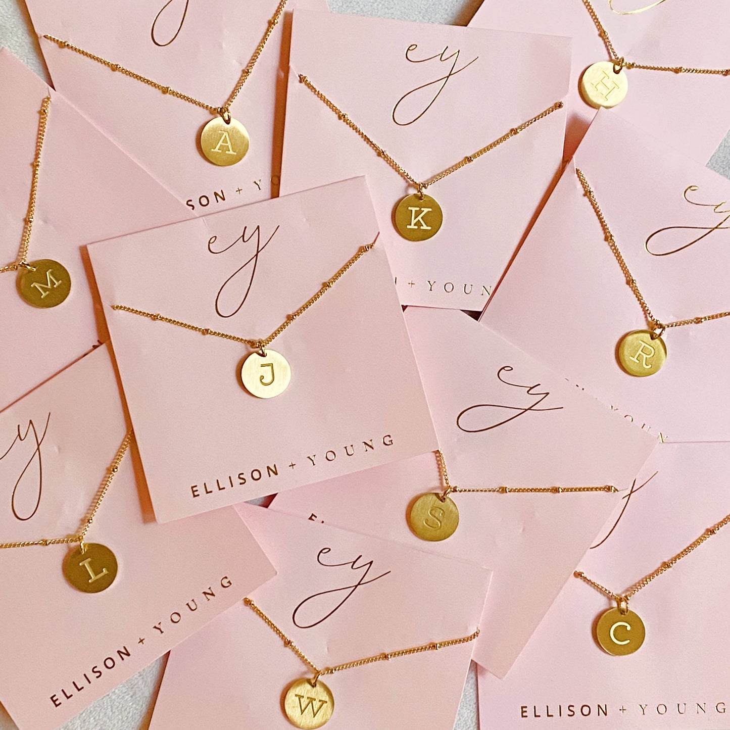 Ellison + Young: Singular Charm Initial Necklace