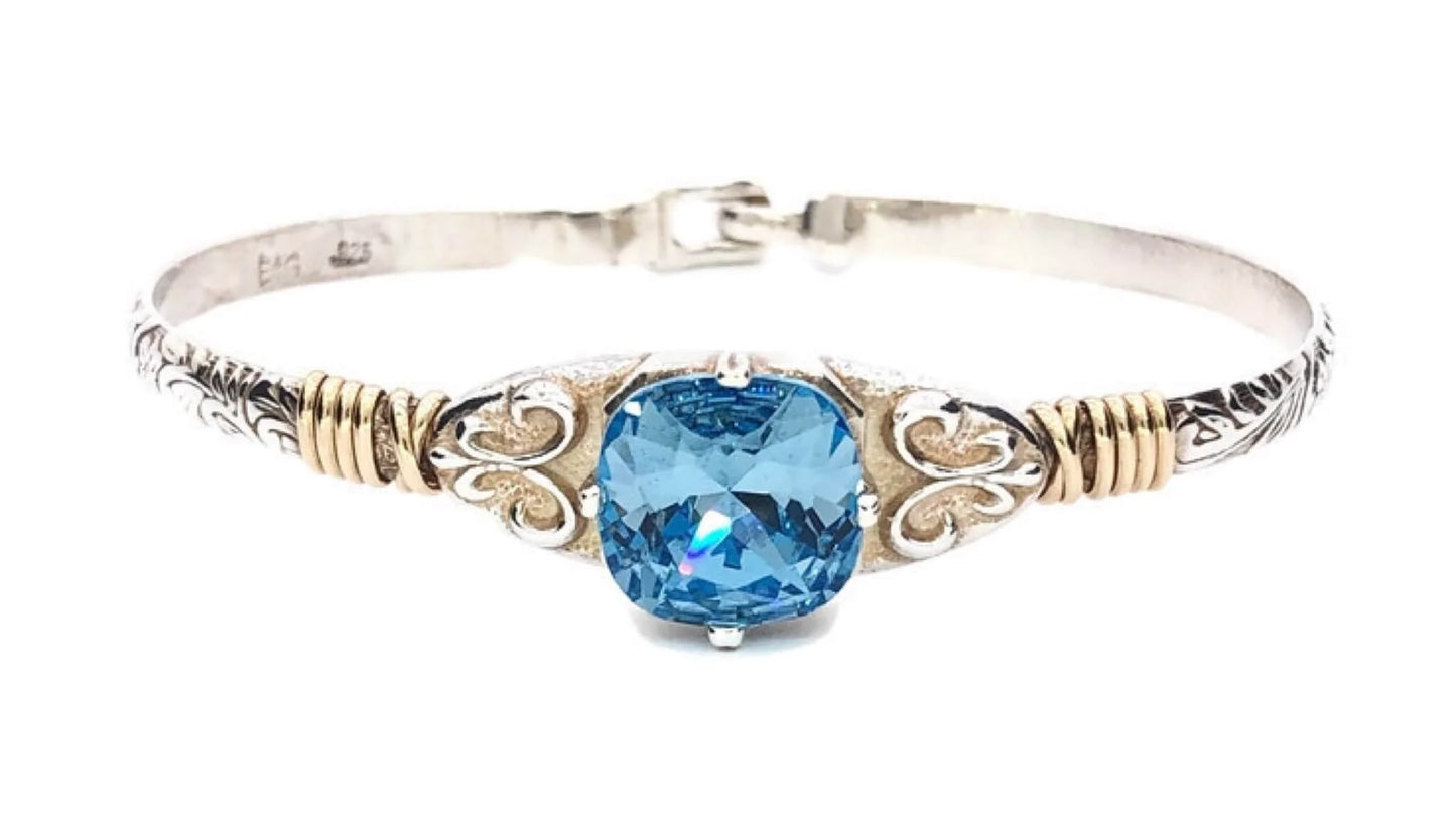 Earth Grace Heirloom Bracelet Sterling / 14K Gold Plated 1040