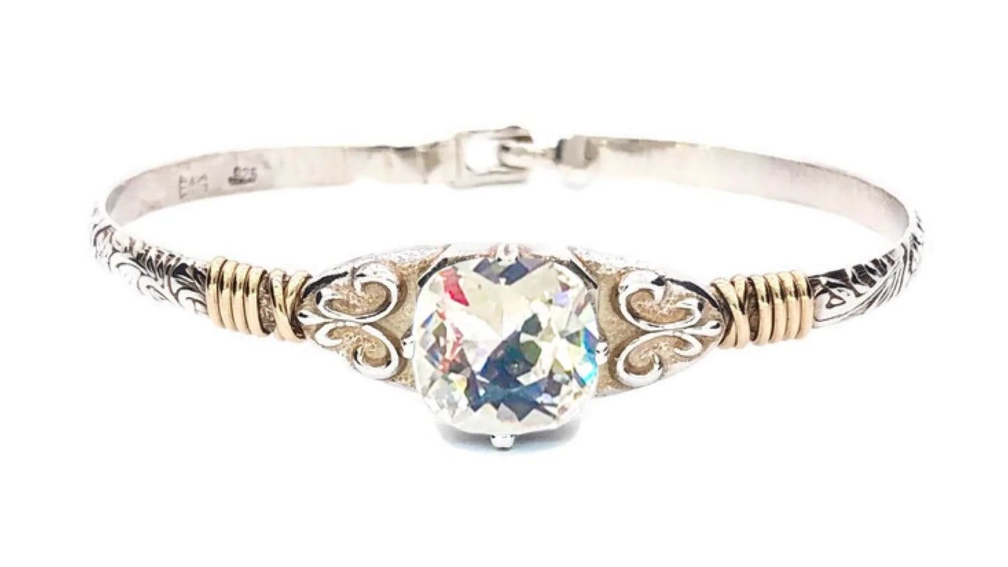 Earth Grace Heirloom Bracelet Sterling / 14K Gold Plated 1040