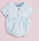 Mud Pie Infant Blue Poplin Bubble