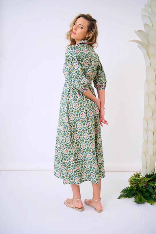 Brooks Avenue Penne Dress - Morehead Blue