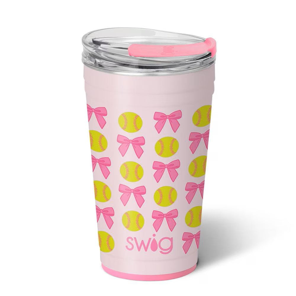 Swig Pitch Hit Run 24 oz Party Cup