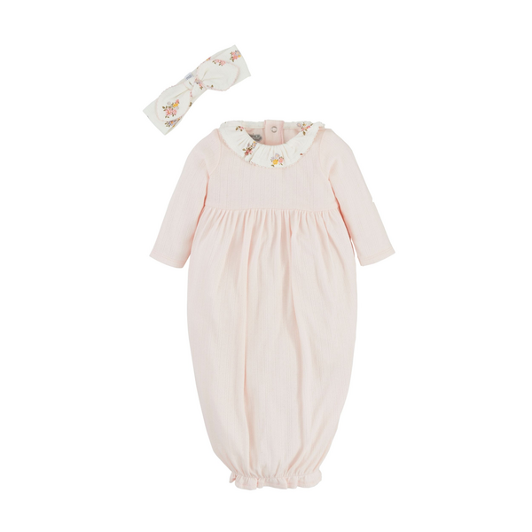 Pointelle Sleeper Gown Set