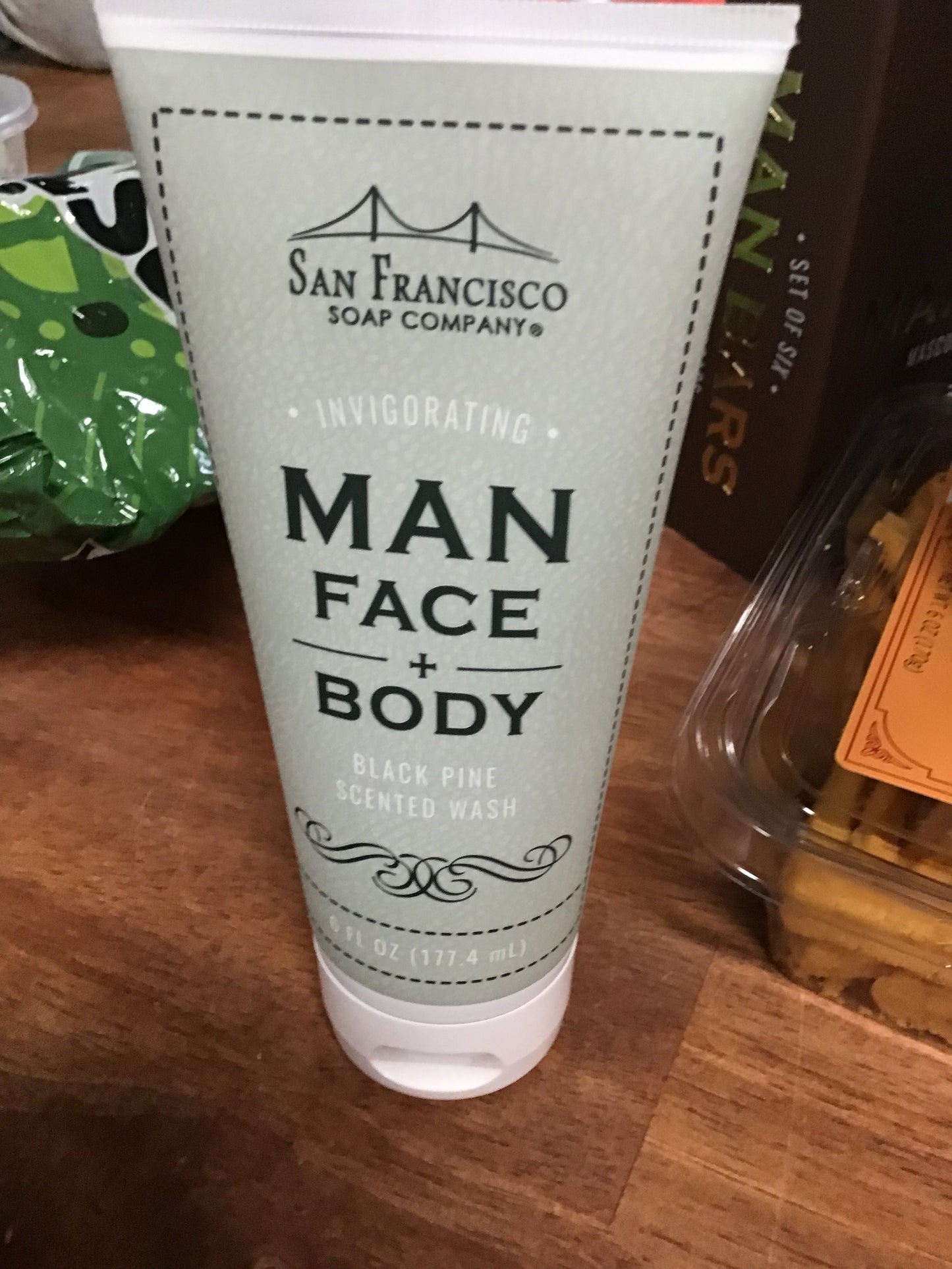 Man bar face & body was
