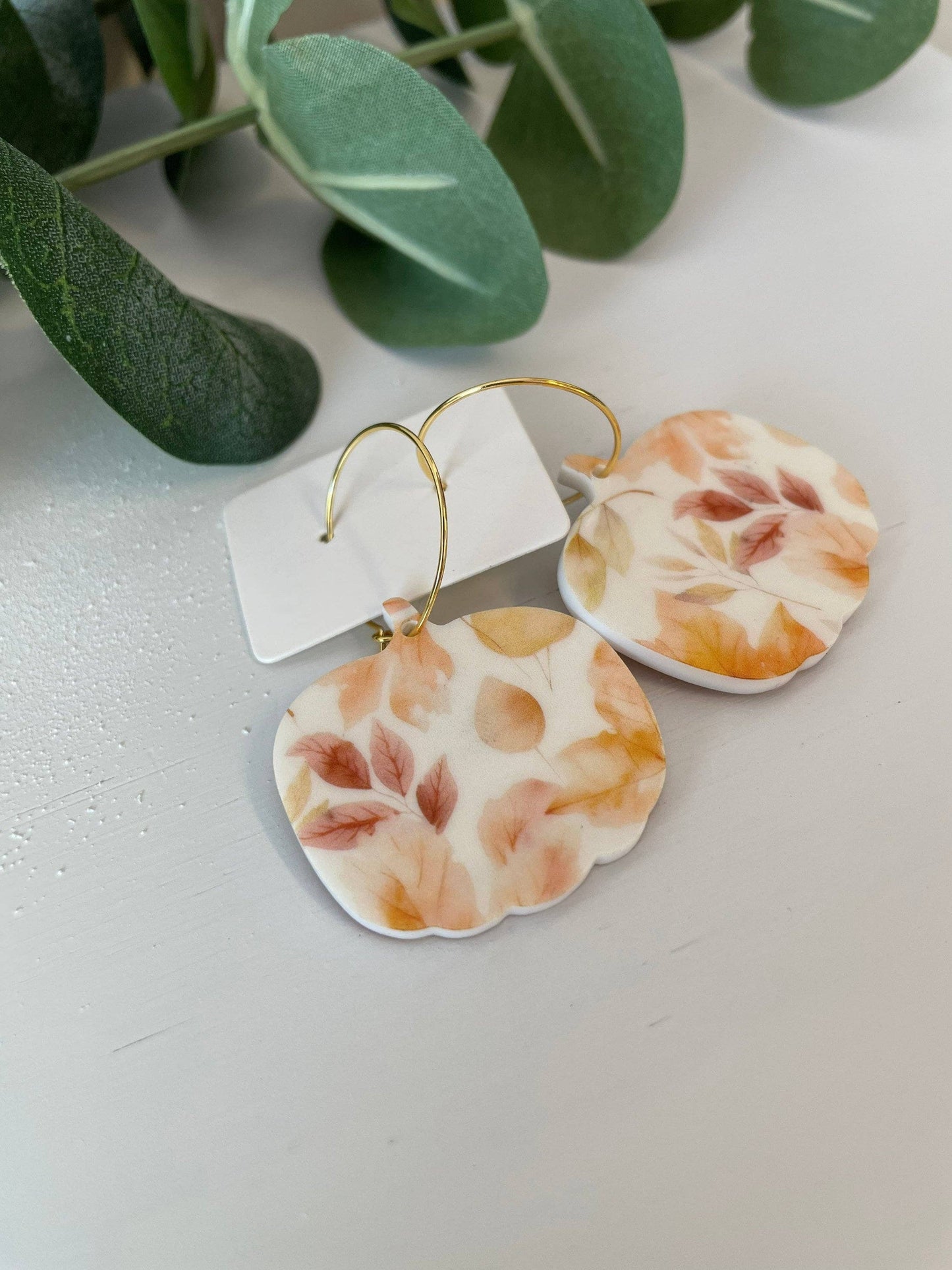 Pumpkin Earrings, Earrings, Fall Earrings, Dangle Earrings