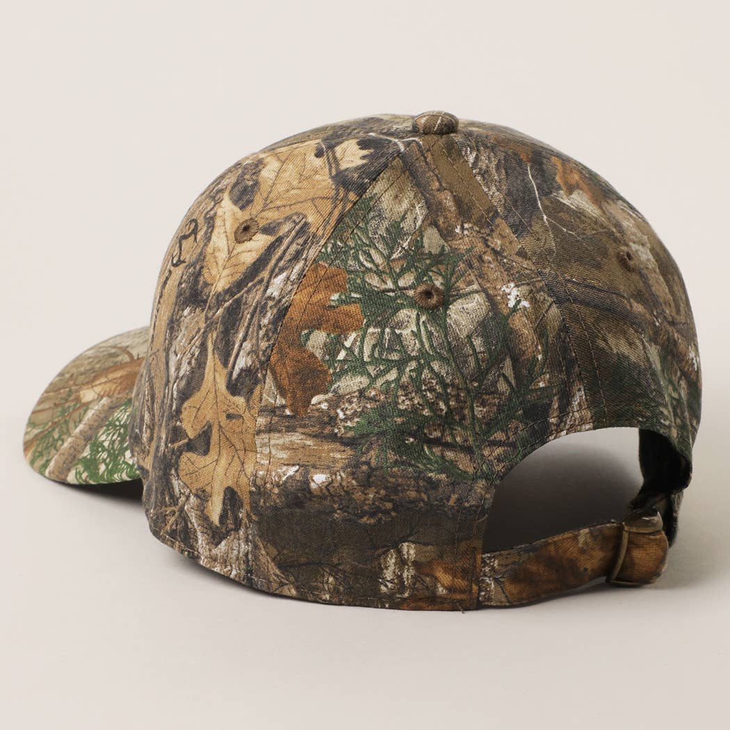 Flying Mallard Camo Embroidered Cap