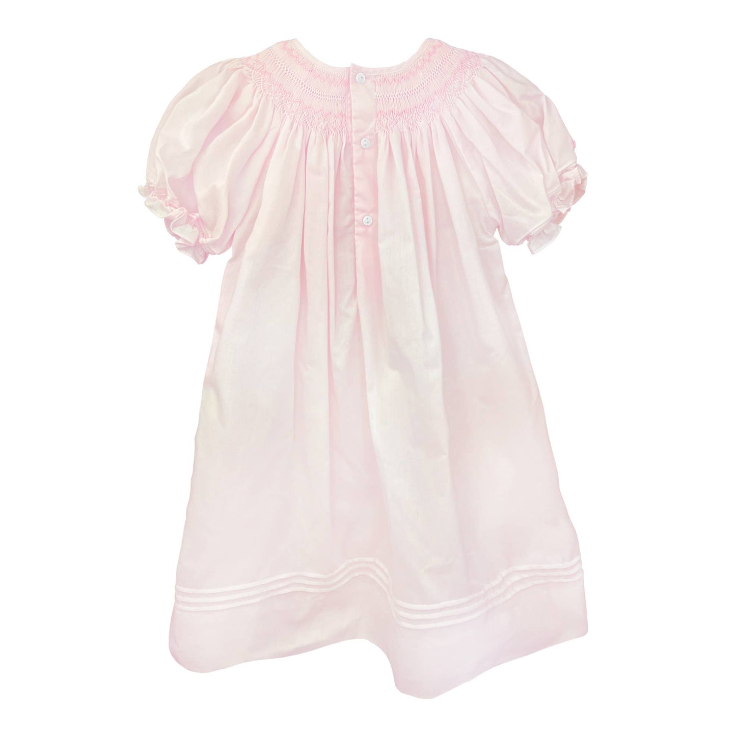 Daygown with Heart Smocking & Pearls