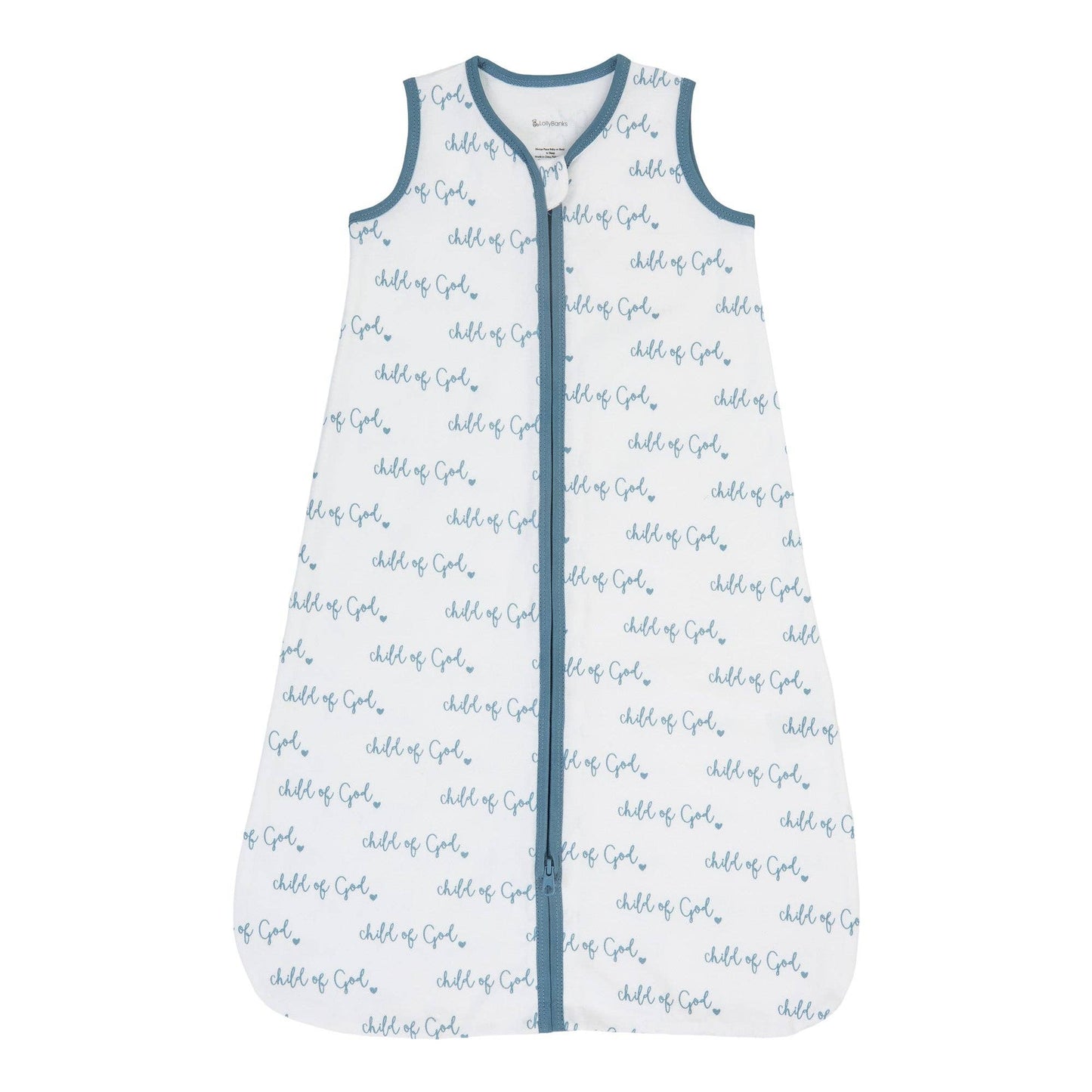 Organic Cotton Sleep Sack - Blue Child of God