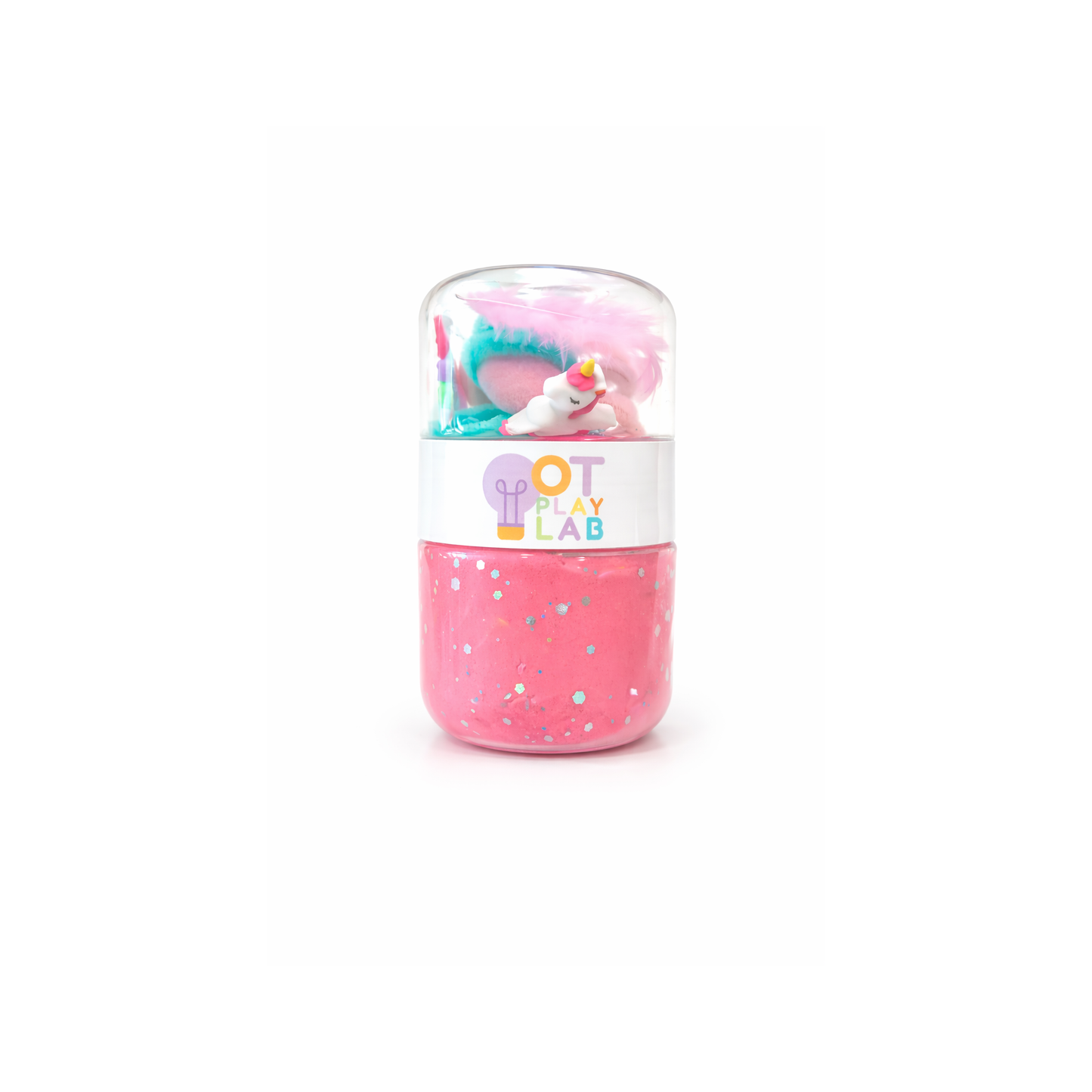 Unicorn Sensory Playdough Jar | Fine Motor Toy for Toddlers & Preschoolers