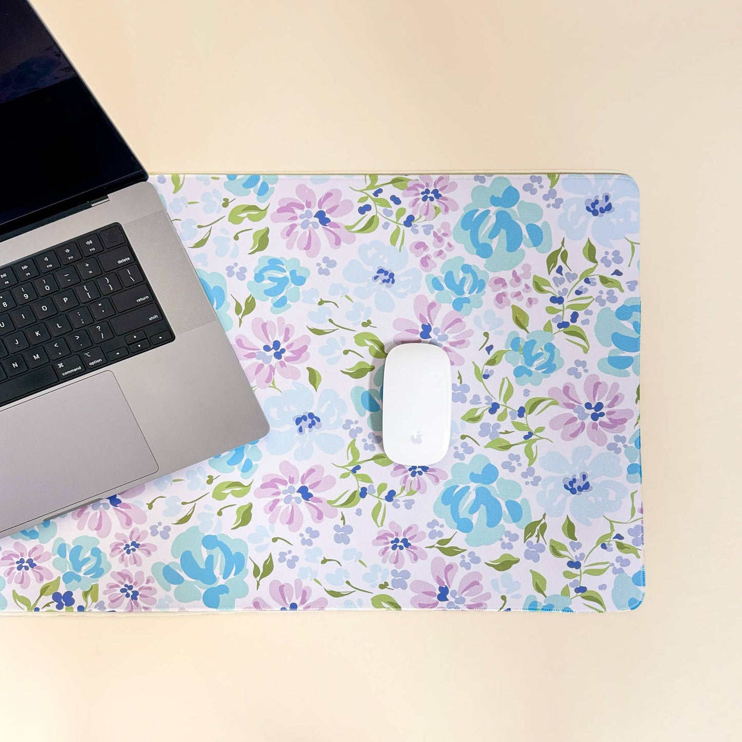 Style Station Desk Mat - Secret Garden Blue