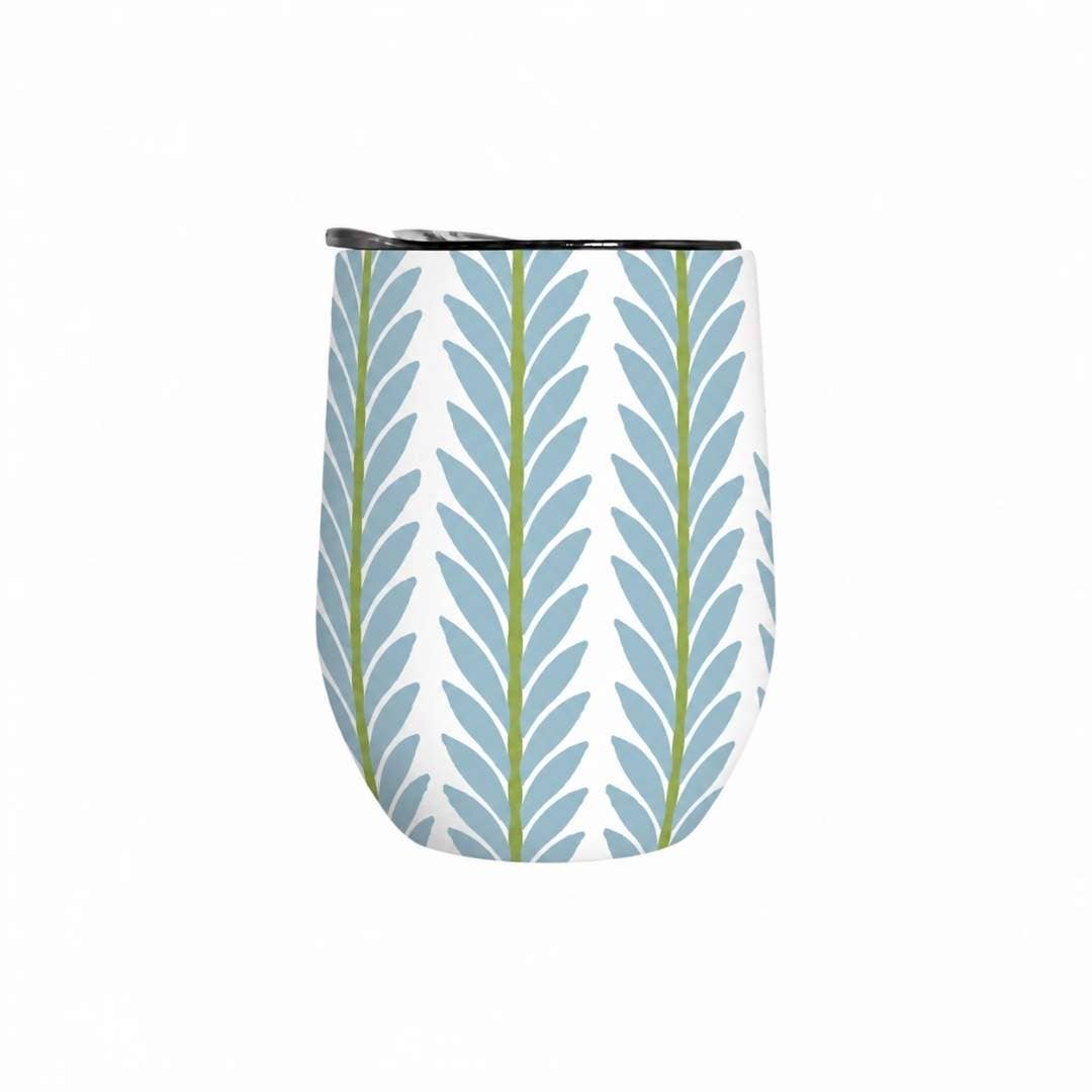 Frond French Blue 12 oz. Wine Tumbler