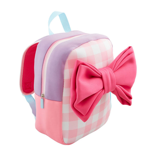 Girls Bow Neoprene Backpack