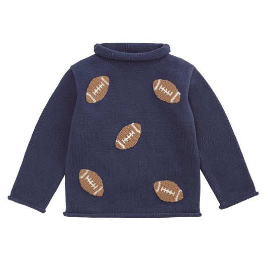 Boys Football Rollneck Sweater