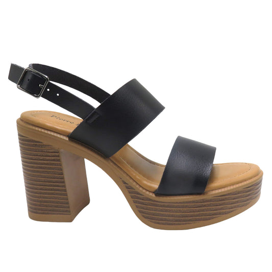 Pierre Dumas Vikki Sandal  - Black