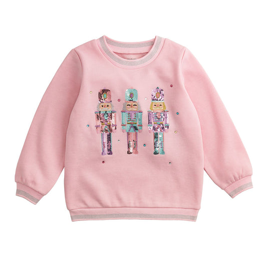 Nutcracker Sequins Toddler Sweatshirt