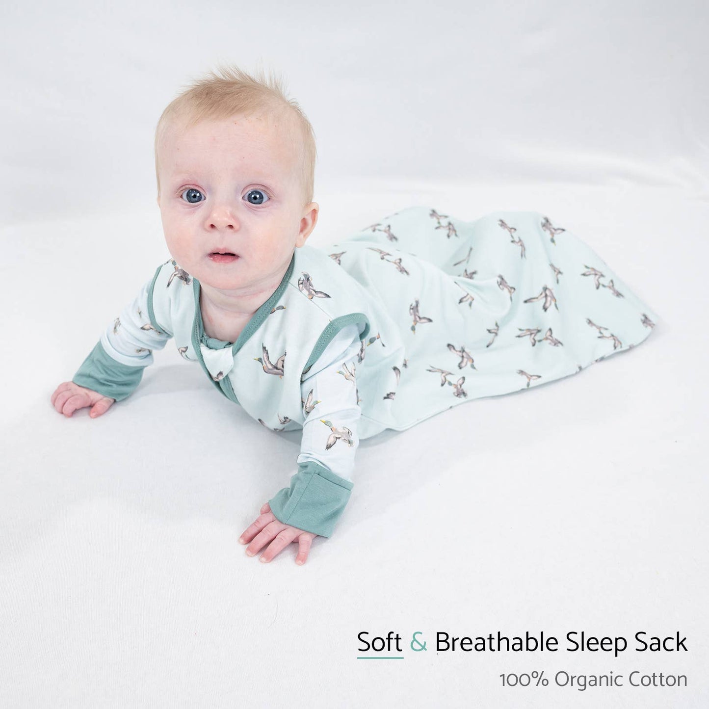 Organic Cotton Sleep Sack - Mallard Duck