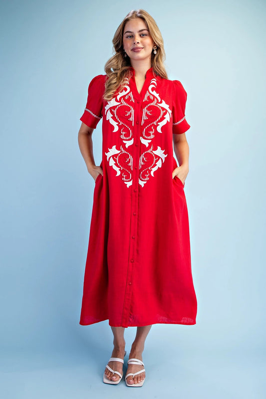 Sweet Caroline Midi Dress