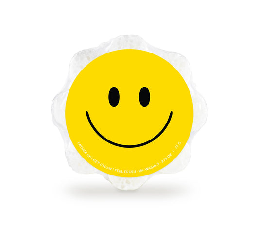 Smiley Face Soap Sponge