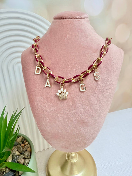 Dawgs Charm Necklace