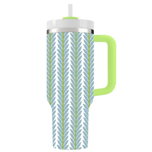 Frond French Blue 40 oz. Travel Tumbler