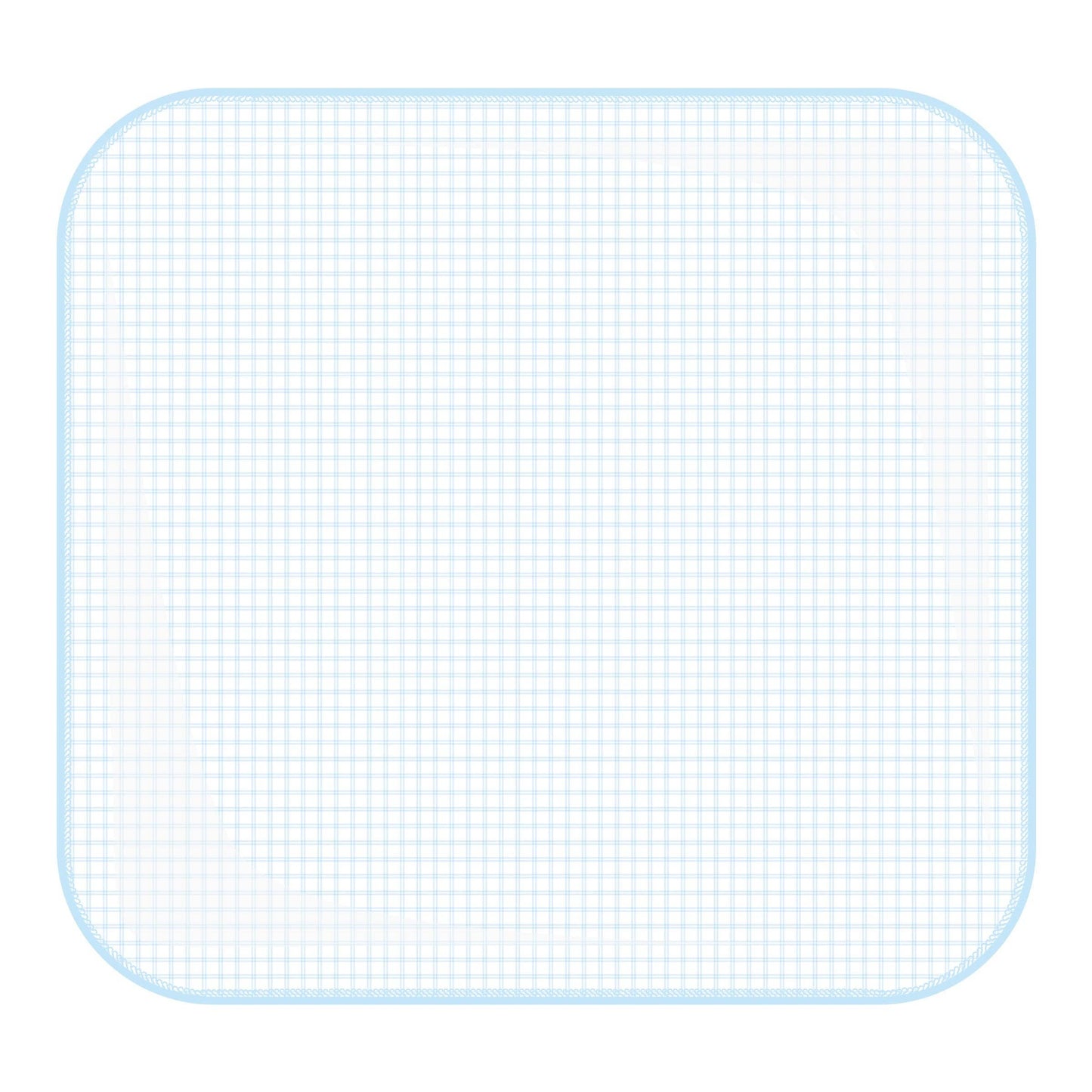 Peek-A-Boo Wishes Swaddle Blanket - Light Blue